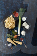 Zutaten Gefüllte Conchiglioni, Ingredients Stuffed Conchiglioni