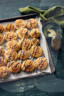 Kokos-Schnecken, Rolled pastry with coconut