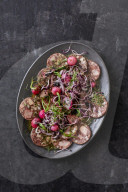 Blutwurst Salat, Salad with black pudding