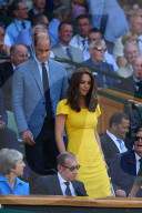 PEOPLE - Prinz William und Herzogin Catherine schauen gemeinsam den Wimbledon Männer Final