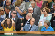 PEOPLE - Prinz William und Herzogin Catherine schauen gemeinsam den Wimbledon Männer Final
