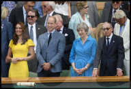 PEOPLE - Prinz William und Herzogin Catherine schauen gemeinsam den Wimbledon Männer Final