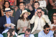 PEOPLE - Emmy Watsoon schaut mit Luke Evans den Wimbledon Final