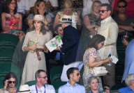 PEOPLE - Emmy Watsoon schaut mit Luke Evans den Wimbledon Final