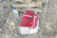 Do it yourself: Toy Sailboat made of Flotsam and Kitchen Towel