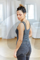 Thoughtful sporty Woman 