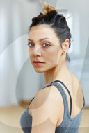 Thoughtful sporty Woman 