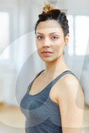 Thoughtful sporty Woman 