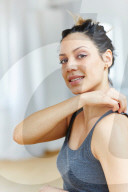 Thoughtful sporty Woman 