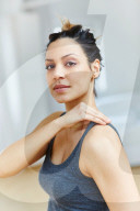 Thoughtful sporty Woman 