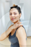 Thoughtful sporty Woman 