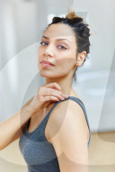 Thoughtful sporty Woman 