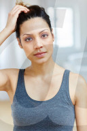 Thoughtful sporty Woman 