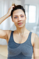 Thoughtful sporty Woman 