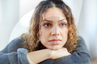 Portrait of a Woman with curly Hair 