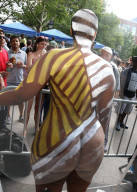 FEATURE - Bodypainting Day in New York