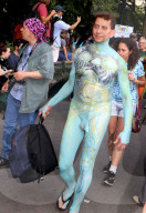 FEATURE - Bodypainting Day in New York