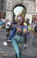 FEATURE - Bodypainting Day in New York