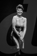 Mature Woman wearing Lingerie having Fun