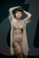 Mature Woman wearing Lingerie