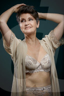 Mature Woman wearing Lingerie