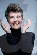 Mature Woman wearing a black Turtleneck