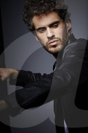 Young Man wearing a Leather Jacket