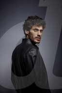 Young Man wearing a Leather Jacket