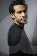  Portrait of a Young Man wearing a grey Pullover