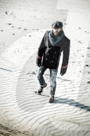 Lonesome Man at the Beach