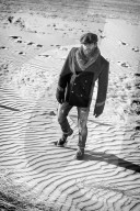Lonesome Man at the Beach
