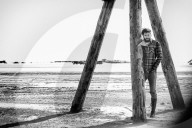 Lonesome Man at the Beach