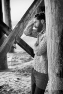 Lonesome Man at the Beach