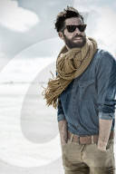 Lonesome Man at the Beach