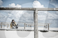 Lonesome Man at the Beach