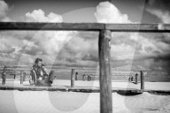 Lonesome Man at the Beach
