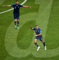 WM 2018 - Fussball-Weltmeisterschaft 2018: Frankreich vs Kroatien