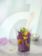 Rotkohlsalat im Glas, Red Cabbage Salad