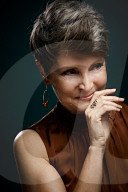 Mature Woman dressed up for Christmas
