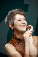 Mature Woman dressed up for Christmas