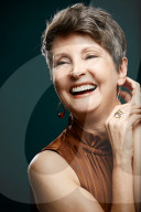 Mature Woman dressed up for Christmas
