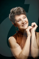 Mature Woman dressed up for Christmas