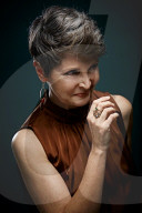 Mature Woman dressed up for Christmas