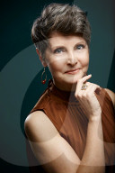 Mature Woman dressed up for Christmas