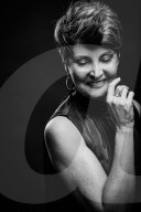 Mature Woman dressed up for Christmas