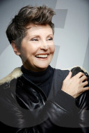 Mature Woman wearing a Flight Jacket