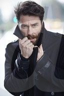 Man wearing a black Winter Coat