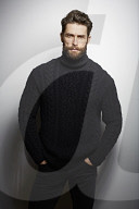  Portrait of a Man wearing a black Turtleneck