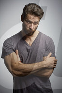  Man with Full Beard wearing a T-Shirt