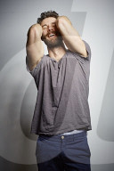  Man with Full Beard wearing a T-Shirt